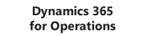 Dynamics 365 for Operations